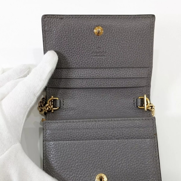 GUCCI GG Zumi Compact Wallet Wristlet with Box & Dust Bag! - Picture 7 of 14